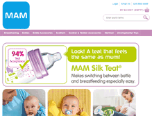 Tablet Screenshot of mamonlineshop.com